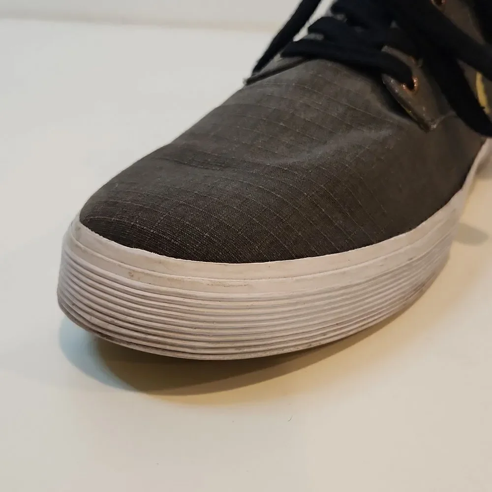 Ralph Lauren Polo Felton Sneakers Shoes Men’s Sz 12D Gray Low Top Lace Up NICE!